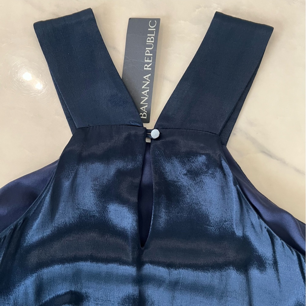 Banana Republic Navy Blue Halter Top - Picture 6 of 13